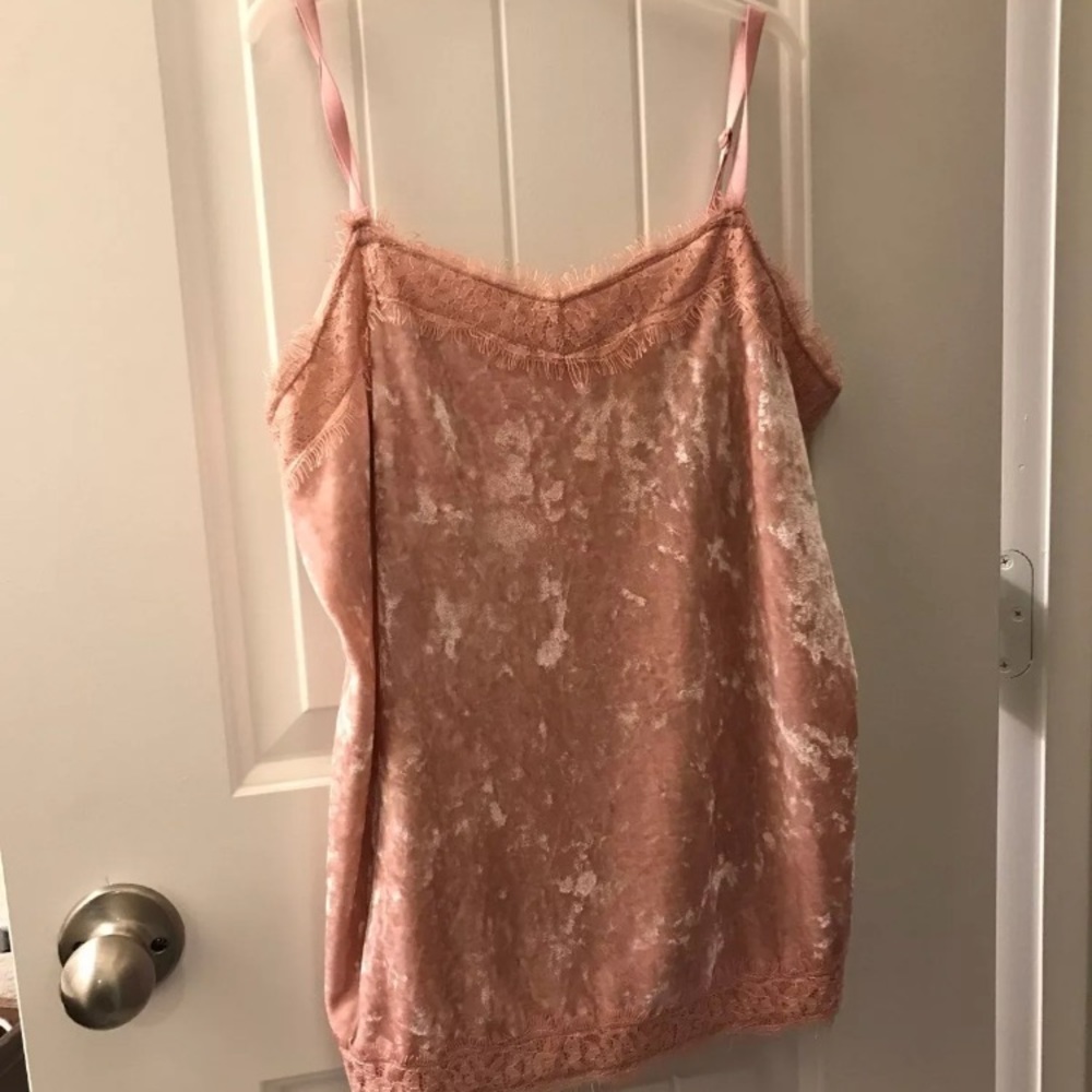 Lace Velvet Tank